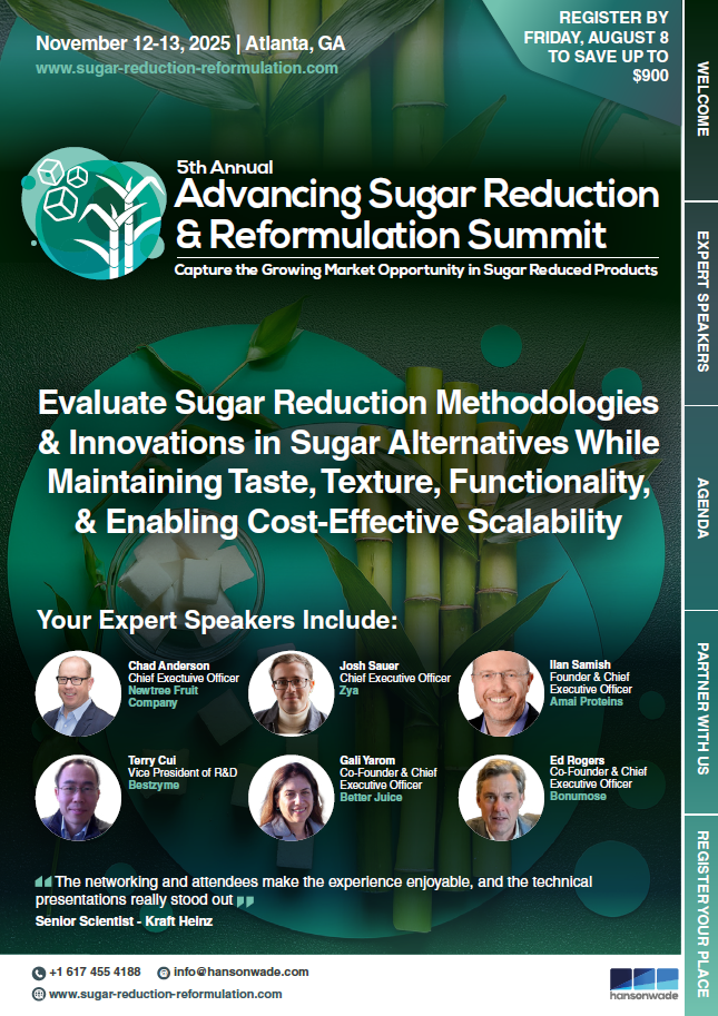 5th Advancing Sugar Reduction & Reformulation Summit