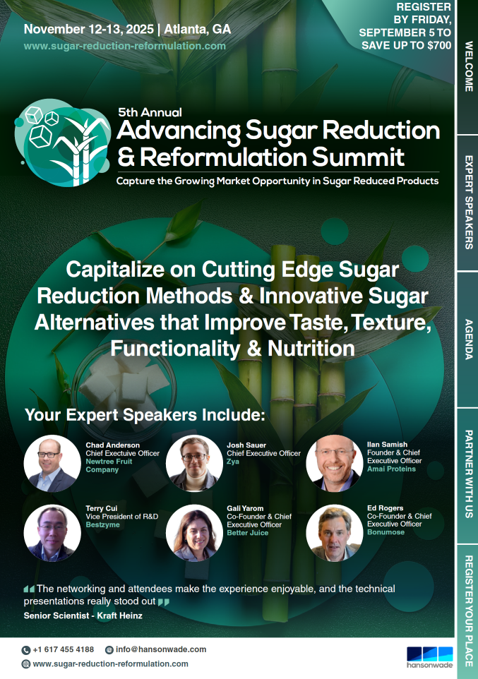 5th Advancing Sugar Reduction & Reformulation Summit